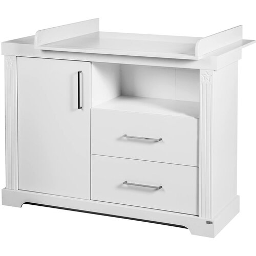 Roba Bijela niska dječja komoda s promjenjivim stolom 120x98 cm Maxi &amp;ndash; Slike
