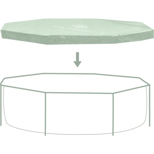 Swim Essentials ponjava za bazen in zaščitna talna podlaga za frame pools Ø 305 cm Cene