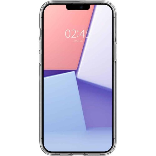 Spigen liquid crystal case prozirna gel maska za iphone 13 pro max Slike