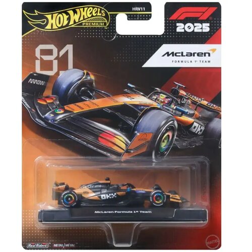 Mattel Hot Wheels Premium: McLaren Formula 1 ekipa &scaron;t. 81 avtomobilček 1/64 - Cene