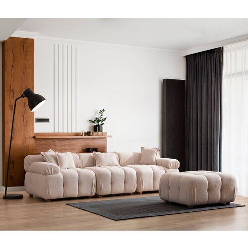 Wallity ugaona garnitura bellini 270x75x90cm krem Cene