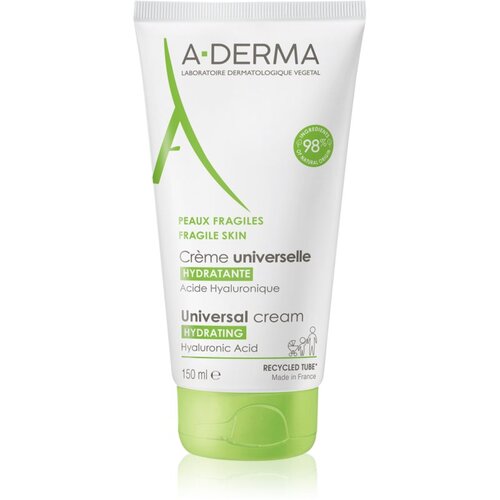 A-derma Universal Cream univerzalna krema s hialuronsko kislino 150 ml Slike