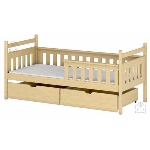 Lano Otroška postelja Emma - 80x160 cm - Bor