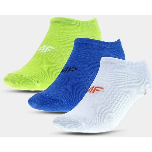 4f Boys' Casual Ankle Socks (3Pack) - Multicolor