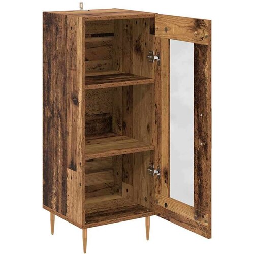 vidaXL Strani šal Star les 34 x 34.5 x 90 cm Konstruiran les Cene