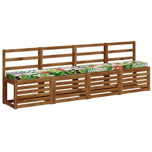  Jastučići za klupe - 2 dijela VUGHT 2 pcs 100% poliester Šareni - Višebojna (poliester) 110 x 30 cm 2 Cene
