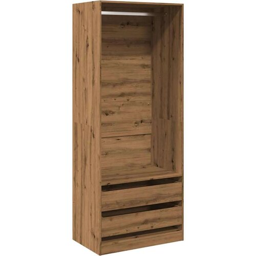 VidaXL Ormar boja artisian hrast 80x50x200 cm konstruirano drvo Slike