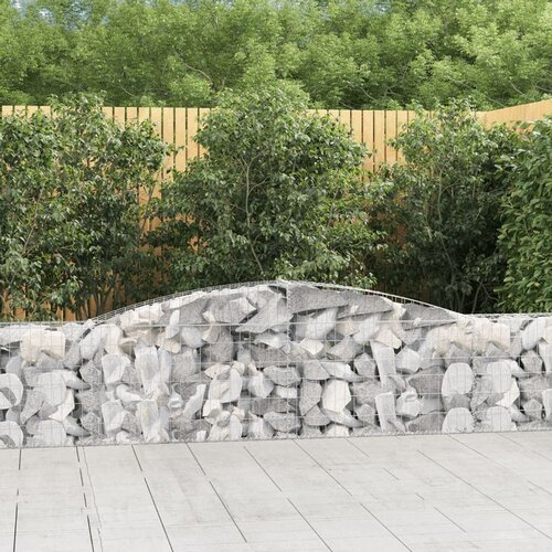  Obokana gabionska košara 4 kosi 400x30x60/80cm pocinkano železo Cene