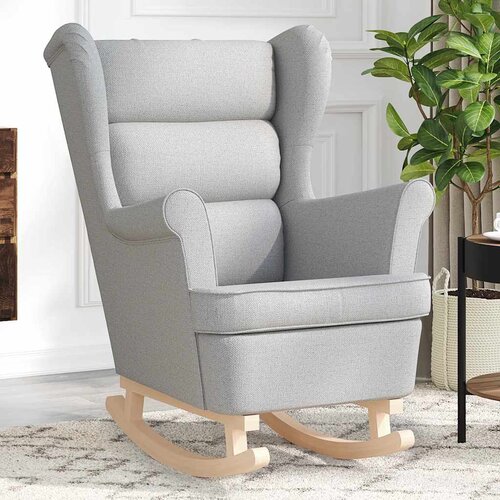 vidaXL gugalni stol cloud grey 74x90x102 cm tkanina Cene