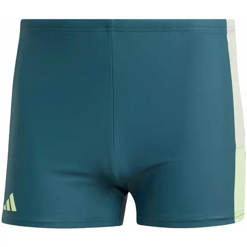 Adidas Športne kopalne hlače cijansko modra / pastelno zelena / bela
