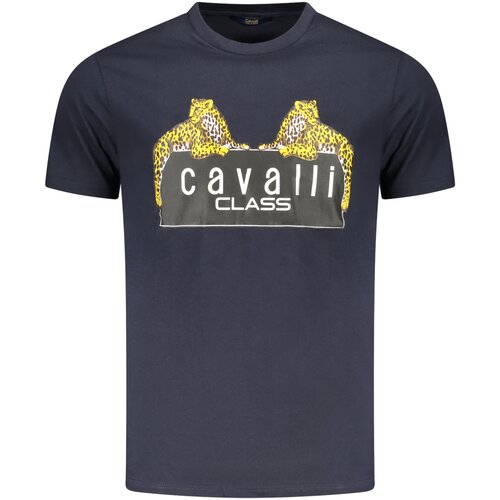 Cavalli Class SHORT SLEEVE T-SHIRT MEN BLUE Cene