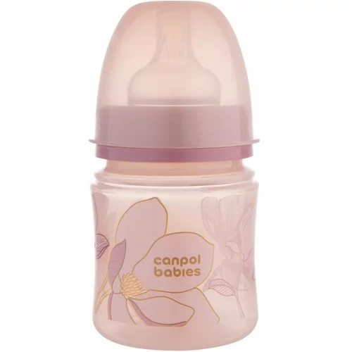 Canpol EasyStart Gold steklenička za dojenčke Pink 120 ml