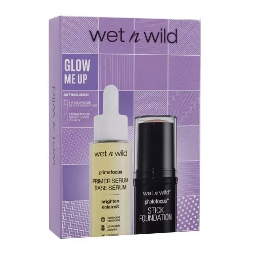 Wet'n wild Glow Me Up Set podlaga v stiku 12 g + serum za podlago 30 ml