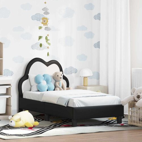  Posteljica za malčke z vzglavjem Črna 70 x 140 cm PU, (5000105067) Cene