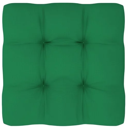  Blazina za kavč iz palet zelena 80x80x10 cm