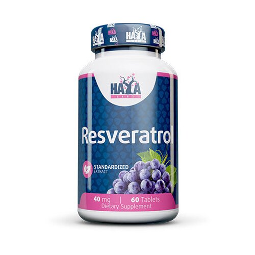 HAYA Labs Resveratrol 40mg – Zdravlje Srca i Zaštita Krvnih Sudova Slike