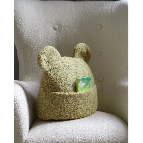 Wigiwama Zelena otro&amp;scaron;ka sedežna blazina boucl&amp;eacute; Teddy Pouch &amp;ndash; Slike