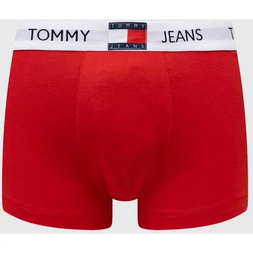 Tommy Jeans Boksarice moški, rdeča barva