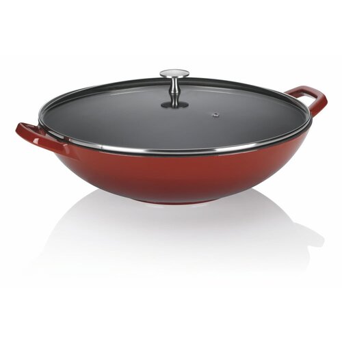 Kela Rdeča litoželezna WOK ponev Kela Calido, ø 36 cm Cene