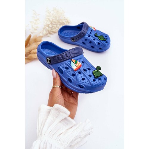 Kesi crocs modre sweets kids lightweight foam sandals Slike
