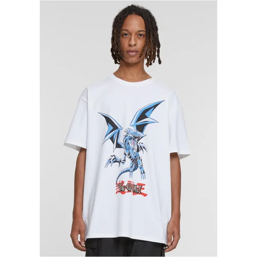 MT Upscale Yu-Ghi-Oh Blue Eyes White Dragon Heavy Oversize Tee White