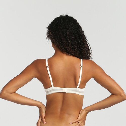 DIM INVISIFREE PADDED BRA - Women's smooth padded bra - cream Cene