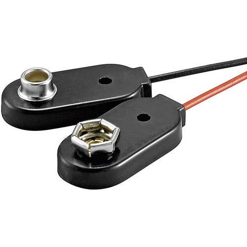 Beltrona 9V-I-Clip-G baterijska sponka 1x 9 V blok hitrosklopni priključek (D x &amp;Scaron; x V) 26 x 13 x 8mm Baterijski priključek za 9 V- Block baterijo I-iz, (20641696) Slike