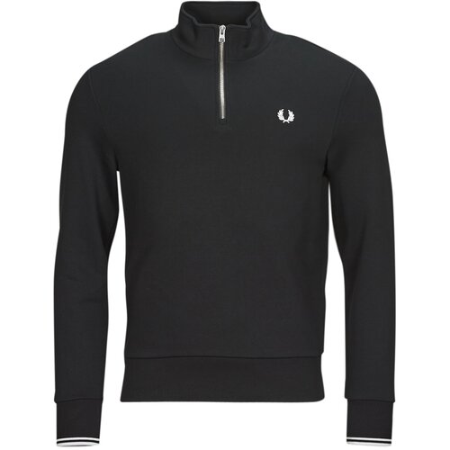 Fred Perry HALF ZIP SWEATSHIRT Crna Cijene
