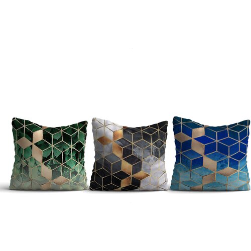 Opviq set 3 jastuka 43x43cm Šareni Cene