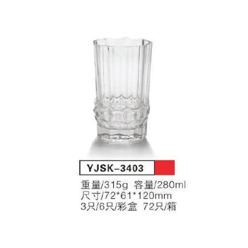 Staklena casa 280ml 6/1 YJSK-3403 Slike