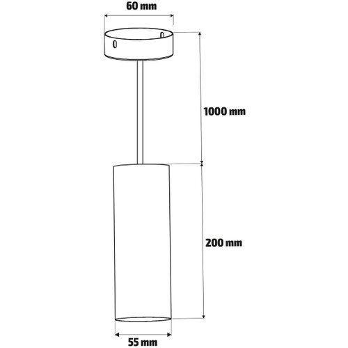  Brilagi - LED prigu&amp;scaron;iva luster na sajli SELE 1xGU10/6W/230V bela Slike