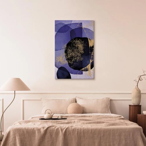  Slika - Purple Kaleidoscope (1 Part) Vertical 20x30 Slike