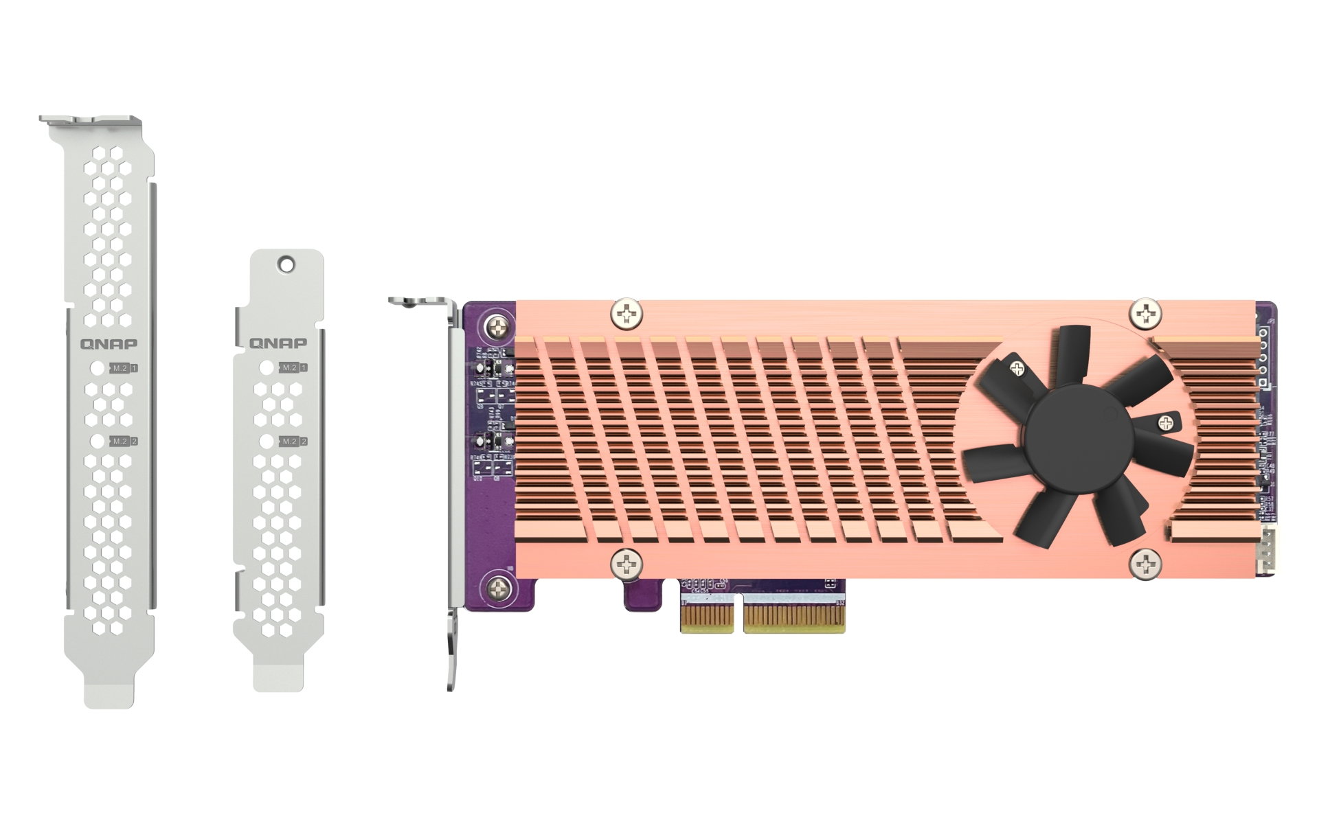 Qnap QM2-2P-344A 2x M.2 NVMe SSD PCIe x4 kartica za pro&amp;scaron;irenje Slike