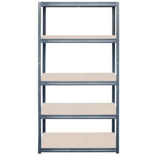 Metalni Kovinski regal Futur 350 (v 180 x š 90 x g 60 cm, nosilnost: 350 kg/polico, sive barve) Cene