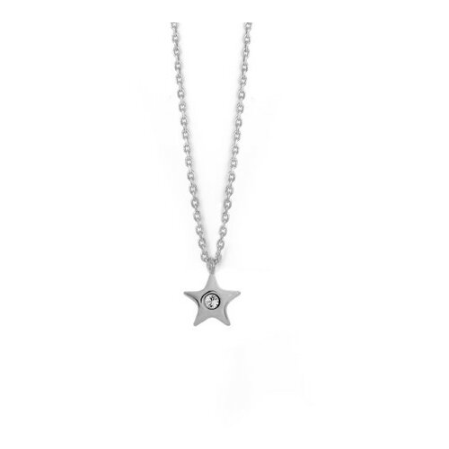 Ženski Victoria Cruz celeste star crystal lančić sa swarovski belim kristalom ( a3653-07hg ) Slike