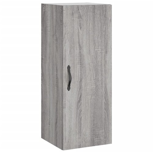  Visoka komoda siva sonome 34,5x34x180 cm od konstruiranog drva Slike