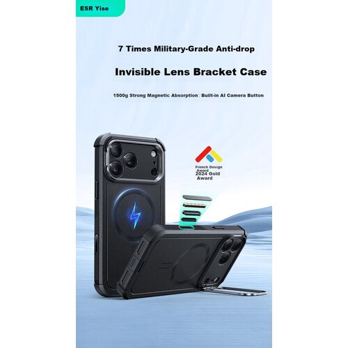  esr maska za mobilni telefon iphone 17 pro max, crna Cene