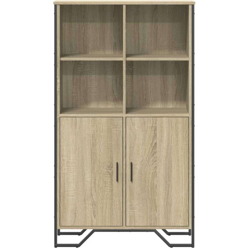  Visoka komoda boja hrasta 79 5x35 5x137 5 cm konstruirano drvo Slike