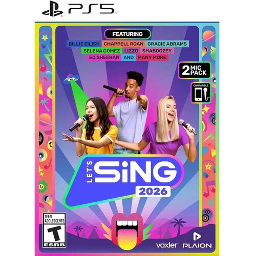 Plaion PS5 Lets Sing 2026 + 2 Mic Pack Cene