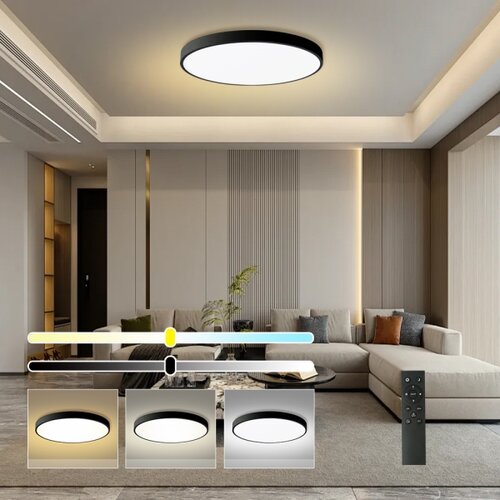  Brilagi- LED prigu&amp;scaron;iva svetiljka POOL SMART LED/128W/230V preč. 100 cm Wi-Fi Tuya crna + daljinski upravljač Slike