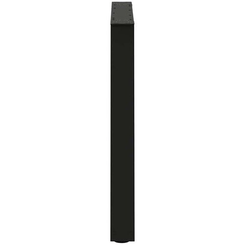 VidaXL Noge za blagovaonski stol V-oblika 2 kom crne 70x(72-73,3) cm Slike