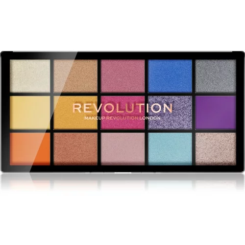 Makeup Revolution Reloaded paleta sjenila za oči nijansa Spirited Love 15 x 1.1 g