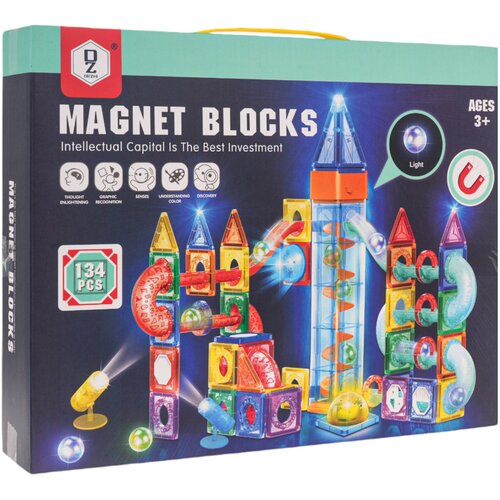  Magnetni svjetleći blokovi - 134 elemenata Slike