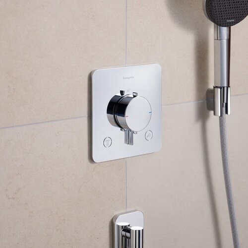 Hansgrohe 33713000 Ecostat Comfort Q termostatska pokrivna plo&amp;scaron;ča Slike