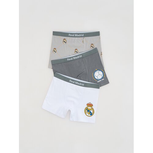 Reserved Bokserice Real Madrid 3 pakiranja - tamnosivo Cene