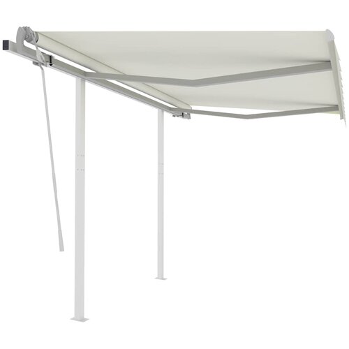 Tenda na ručno uvlačenje sa stupovima Slike