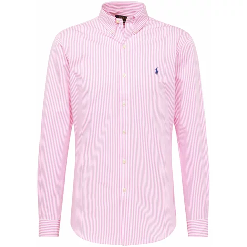 Polo Ralph Lauren Košulja mornarsko plava / roza / bijela