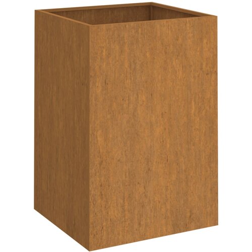 Maison Chic Cvetlično korito - Cvetlični Lonec 52x48x75 cm corten jeklo, (21789050) Slike