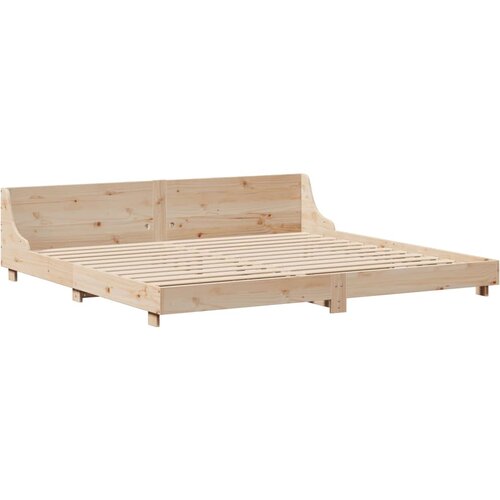 vidaXL Okvir kreveta bez madraca 200 x 200 cm od masivne borovine Cijene