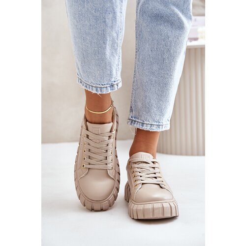 Big Star Insulated women's sneakers Big Star beige Cene